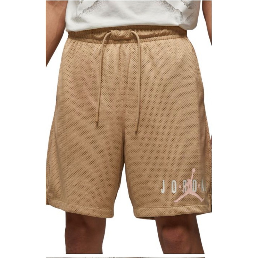 New JORDAN ESSENTIALS MESH SHORTS Large Men – Desert DV7652-254